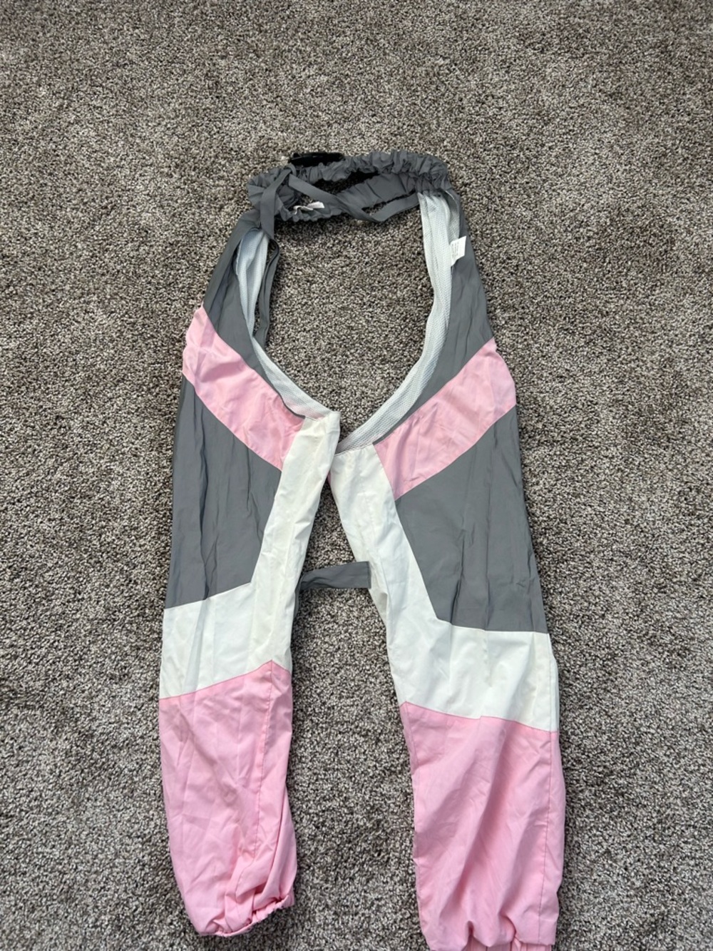 Colorblock Windbreaker Reflective Chaps